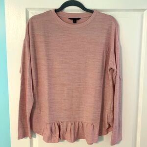 Banana republic scalloped sweater